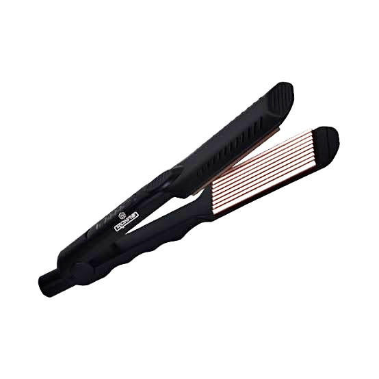 اتو مو حرفه‌ای روناس ( ویو ) مدل RO-8229T | صفحات تخت عریض با فناوری مادون قرمز | تنظیم حرارت و چرخش ۳۶۰ درجه | قفل رطوبت برای درخشندگی مو | ساخت ایران
