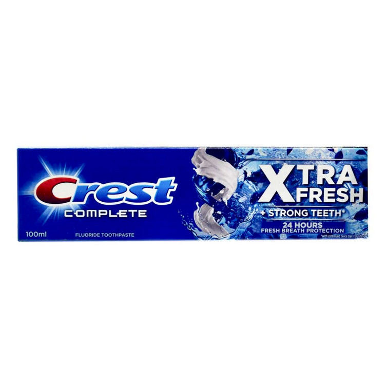 خمیردندان کرست مدل Complete Xtra Fresh | محافظت ۲۴ ساعته از نفس تازه | تقویت‌کننده دندان و جلوگیری از پوسیدگی | حجم ۱۰۰ میلی‌لیتر | ساخت آلمان