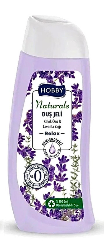 شامپو بدن هوبی Natura با عصاره آویشن و روغن اسطوخودوس | آرام‌بخش و مرطوب‌کننده | مناسب شستشوی روزانه بدن | ۵۰۰ میلی‌لیتر | ساخت ترکیه