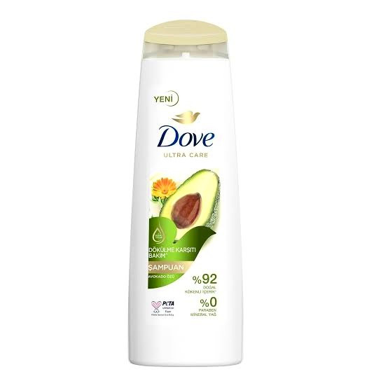 شامپو داو مدل Ultra Care Avocado & Anti-Hair Fall | ضد ریزش و مراقبت‌کننده | حاوی ۹۲٪ مواد طبیعی | وگان | بدون روغن معدنی | حجم ۴۰۰ میلی‌لیتر | ساخت ترکیه